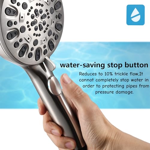 High Pressure Handheld Shower Head with 7 Spray Modes