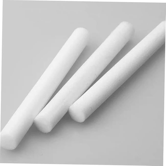 PRETYZOOM 50pcs Diffuser Sticks High Absorption Humidifier Refill for Essential Oils Replacement Wicks for Home Car and Travel Use - AquaVibe