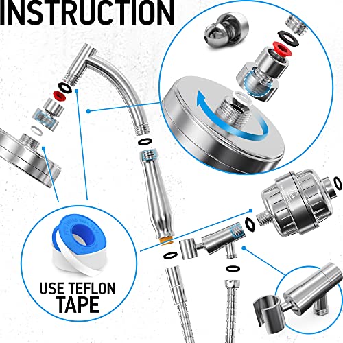 Handheld Shower Head Filter (4 Count)