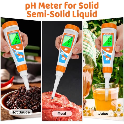 Smart pH Meter for Food pH Test Kit for Sourdough and Bread Dough