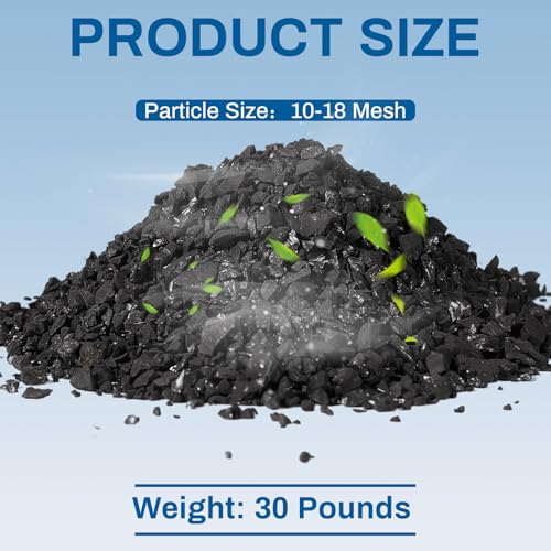 30 Lbs Activated Charcoal Bulk Coconut Granular Carbon 10
