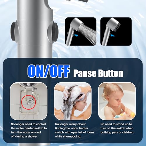 Filtered Shower Head with Handheld
