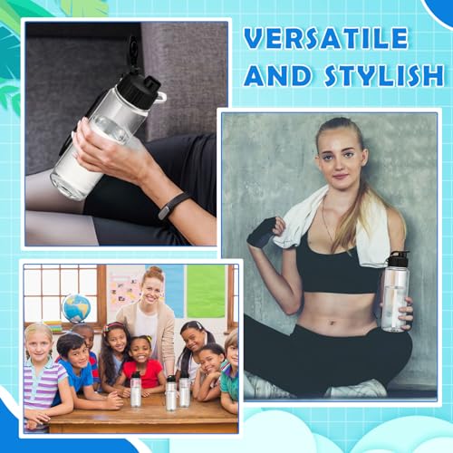 20 Pcs 17 Oz Plastic Water Bottles Bulk Sports