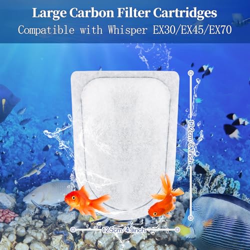 10 Pack EX Filter Cartridges Aquariums (10 Count)
