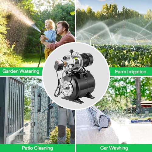 1.6 HP Shallow Well Pump with Pressure Tank