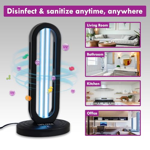 Tower UV Light Sanitizer & Ultraviolet Lamp with Remote Control