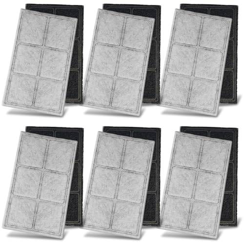 Cat Water Fountain Replacement Carbon Filters (12 Count)