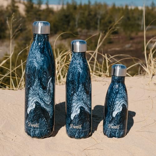 Azurite Marble Water Bottle