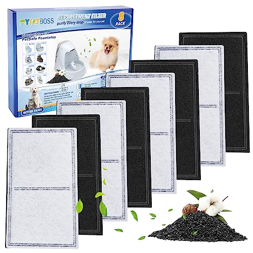 8 PCS Water Fountain Filter Compatible with Petsafe Drinkwell (8 Count)
