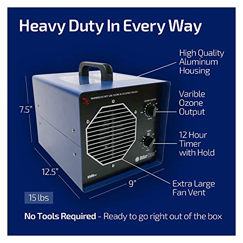 OS4500UV Professional Grade Ozone Generator Ionizer for Areas of 4500 Square Feet+
