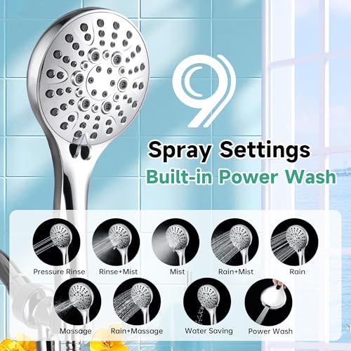High Pressure Shower Head with Handheld