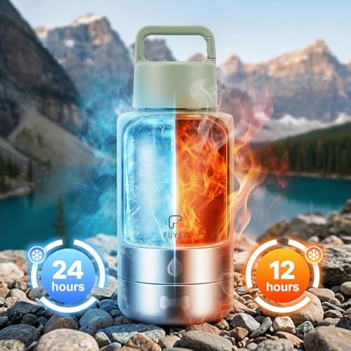 32oz 3-in-1 Dog Water Bottle Stainless Travel Cup with 2 Bowls,Green