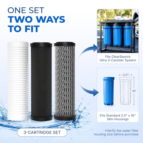 Upgrade RV Replacement Filter Set for ClearSource Ultra 3 (3 Count)