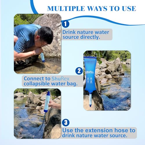 3L Gravity Fed Water Filtration System with Adjustable Tree Strap