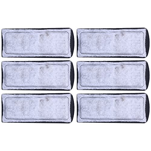 jbj Rimless Desktop Aquarium Filter Cartridge asin Fish Filter cartridges 17¡Á14¡Á4 6pcs Aquarium Filter Cotton Replacement wallmounted Filter Accessory for Fish