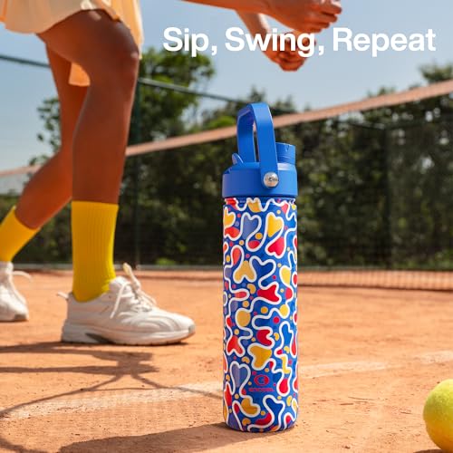 Insulated Water Bottle with Straw Stainless Steel Water Bottle