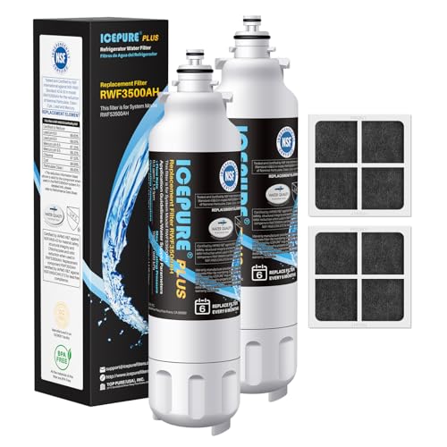 PLUS ADQ73613401 NSF53&42 Certified and LT120F Air Filter (2 Count)