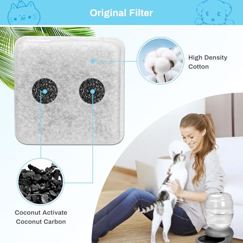 12 Pack Charcoal Replacement Filters for 0.5