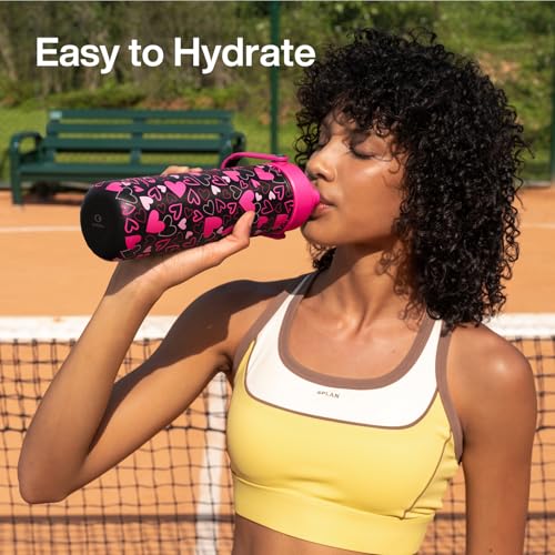Insulated Water Bottle with Straw Stainless Steel Water Bottle