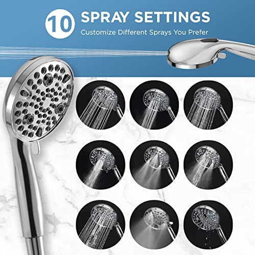 Dual Handheld Shower Head Combo