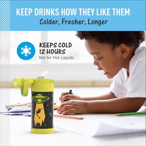 FUNTAINER Water Bottle with Straw