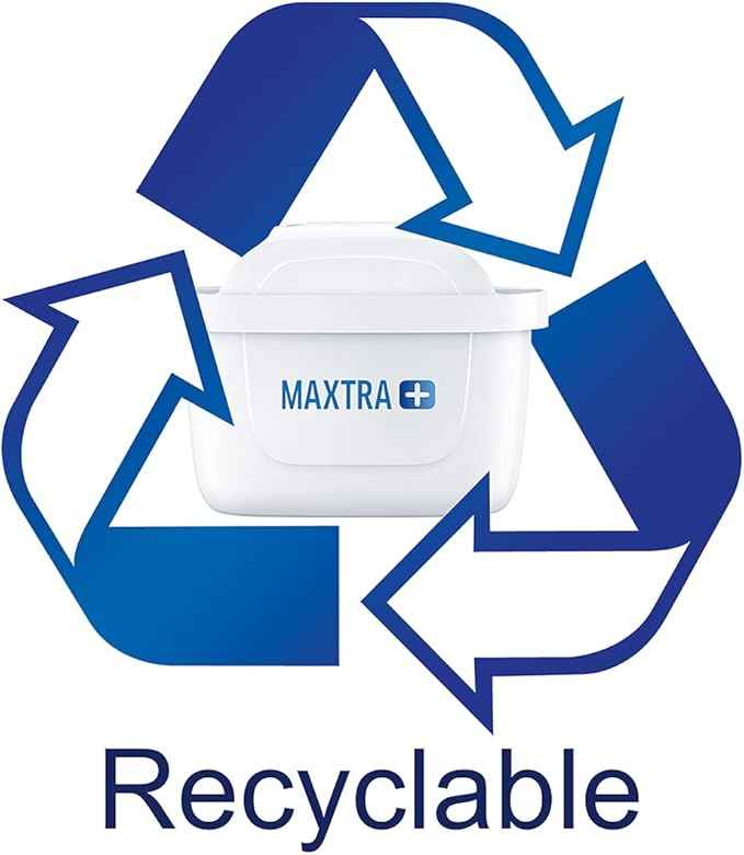 BRITA MAXTRA + Replacement Water Filter Cartridges, Compatible with all BRITA Jugs - Reduce Chlorine, Limescale and Impurities for Great Taste - Pack of 3