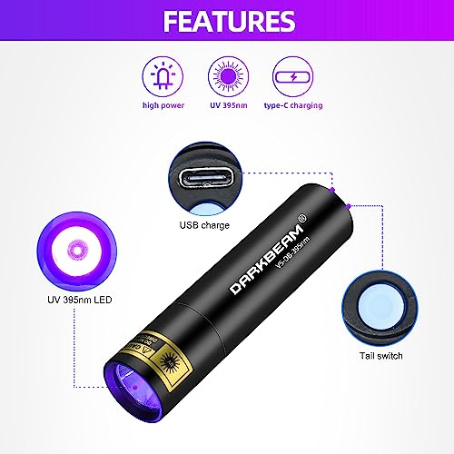 Flashlight UV Black Light 395 NM