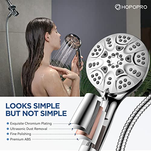 6 Mode High Pressure Handheld Shower Head with Power Wash