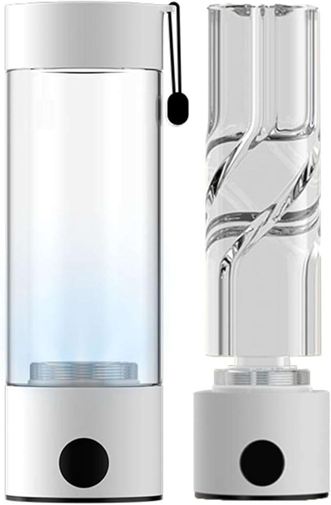 Hydrogen Water Bottle Generator, Hydrogen Content as High as 2000-5000ppb, Portable H2 Water Cup, Healthy Alkaline Hydrogen Ions Water Maker, Gift for Men Women