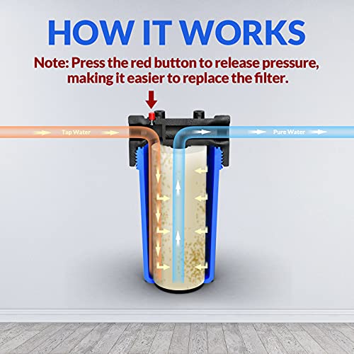 DB10P 10" *4.5" Whole House Sediment Water Filter Housing