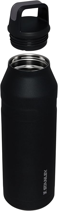 Stanley IceFlow Cap and Carry Water Bottle | Wide Mouth Twist Lid | Lightweight & Leakproof for Travel & Sports | Insulated Stainless Steel | BPA-Free