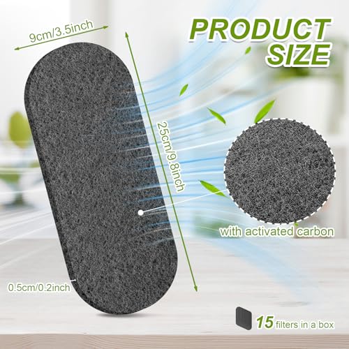 15 Pack Ceiling Fan Filters for Blades (15 Count)