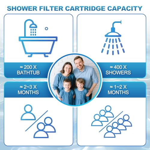High Output Shower Filter Replacement Cartridge
