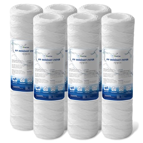 5 Micron 10" x 2.5" Wire Wound Sediment Filter Cartridge 6 (6 Count)