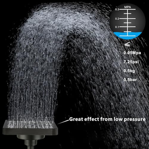 High Pressure Rain Shower Head with Filtered