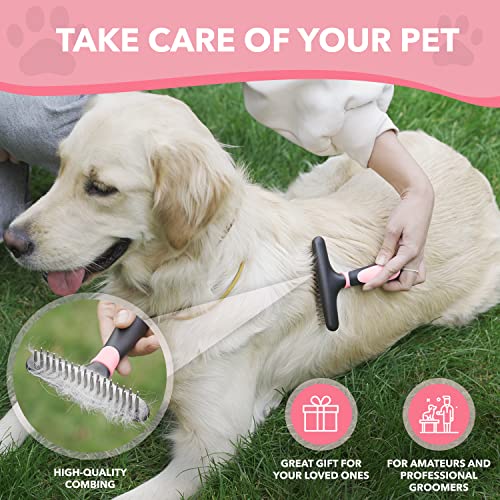 Dog rake deshedding dematting Brush Comb