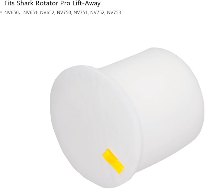 I-clean 2 Packs Replacement NV650 HEPA Foam & Felt Filters for Shark Rotator Powered Lift-Away Vacuum Cleaner, Compatible with Shark NV752,NV751,NV750,NV651,NV650,NV652 Replaces Part # XFF650 & XHF650 - AquaVibe