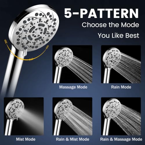 Filtered Shower Head with Handheld