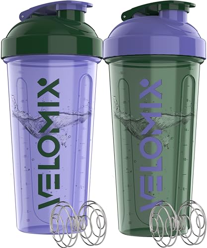 2 Pack 28oz Protein Shaker Bottle for Protein Mixes (2 Count)