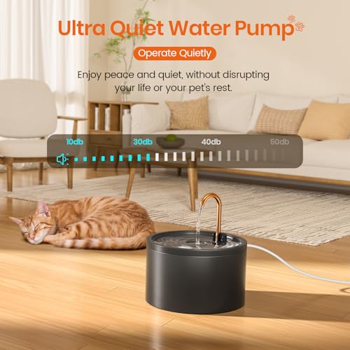 Ceramic Cat Water Fountain