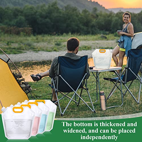 12 Pack 1.3 Gallon Collapsible Water Bags