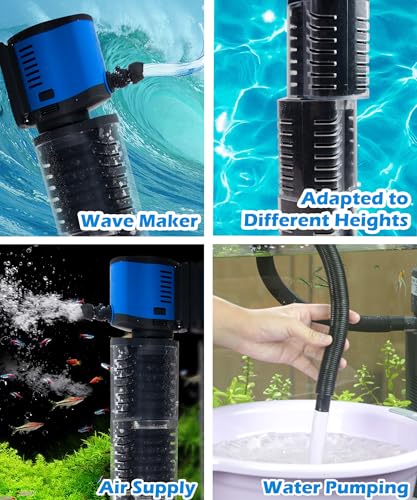 Aquarium Filter 260GPH Fish Tank Filter for 30