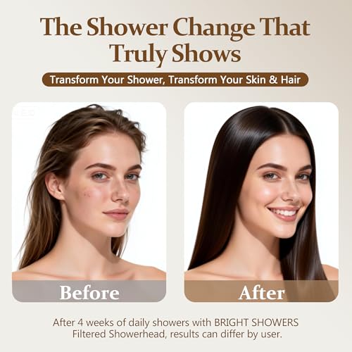 Shower Head Filter Replacement for BRIGHT SHOWERS Filtered Shower Head