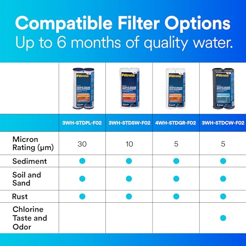 Standard Capacity Whole House Grooved Water Filter (2 Count)