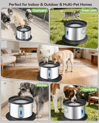 14L No Spill Dog Water Bowl (5 Pound)