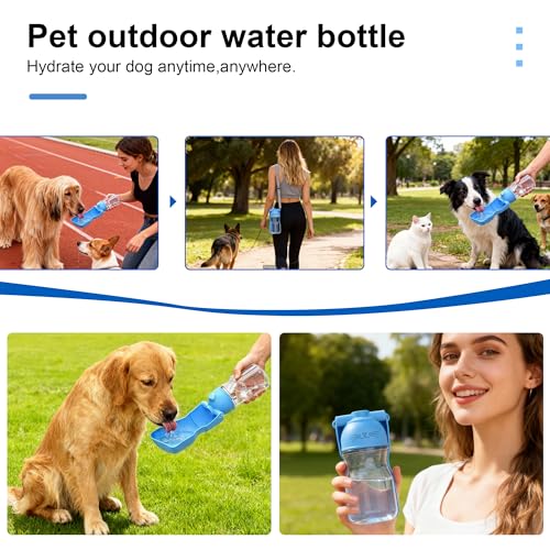 Dog Water Bottle16.9 OZ Collapsible Leak