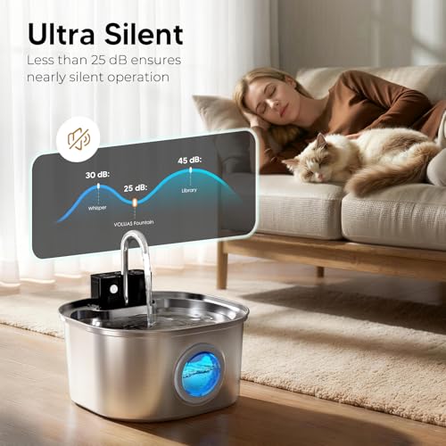 Stainless Steel Cat Water Fountain