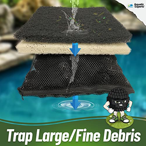 Koi Pond Filter Pad Bundle with Bio Balls