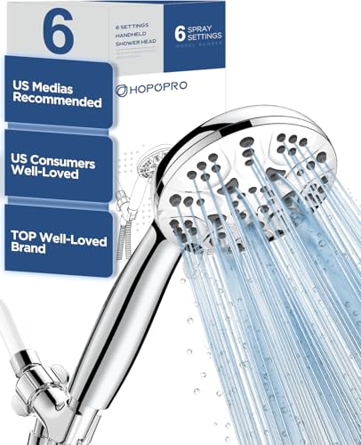 6 Mode High Pressure Handheld Shower Head Set