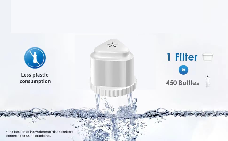 Water Pitcher Filter Replacement For Epic water filter (2 Count)